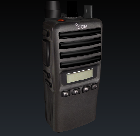 The radio 3D model for this recipe